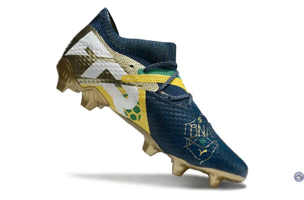 Image of Future 7 Ultimate FG/AG NJR BNA - Sailing Blue/Marine Blue/Jaune/Grassy Green/Doré ÉDITION LIMITÉE