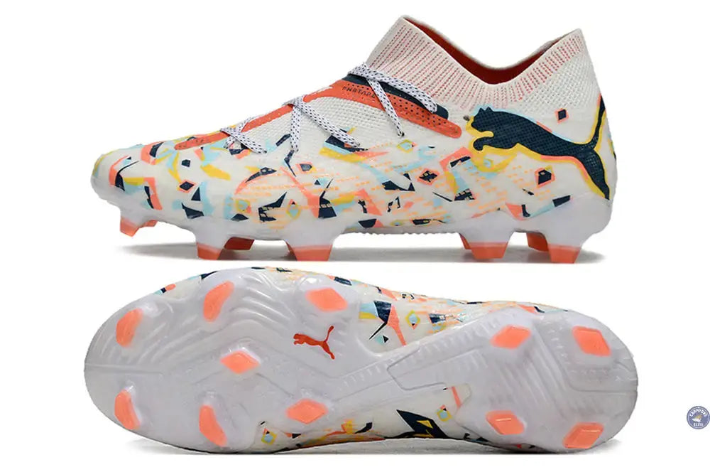 Image of Future 7 Ultimate FG/AG NJR Creativity - Blanc/Ocean Tropic/Turquoise Surf/Hot Heat/Sun Stream ÉDITION LIMITÉE