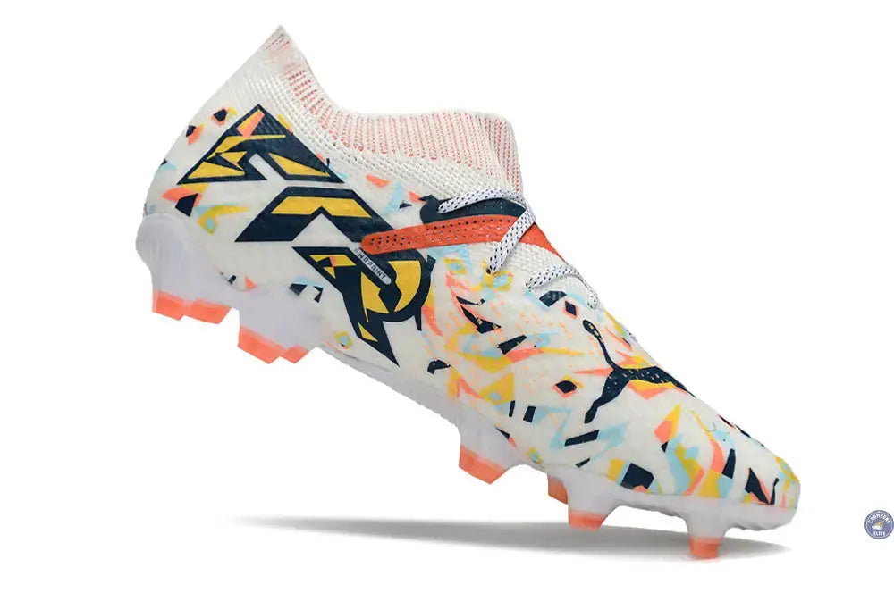 Image of Future 7 Ultimate FG/AG NJR Creativity - Blanc/Ocean Tropic/Turquoise Surf/Hot Heat/Sun Stream ÉDITION LIMITÉE