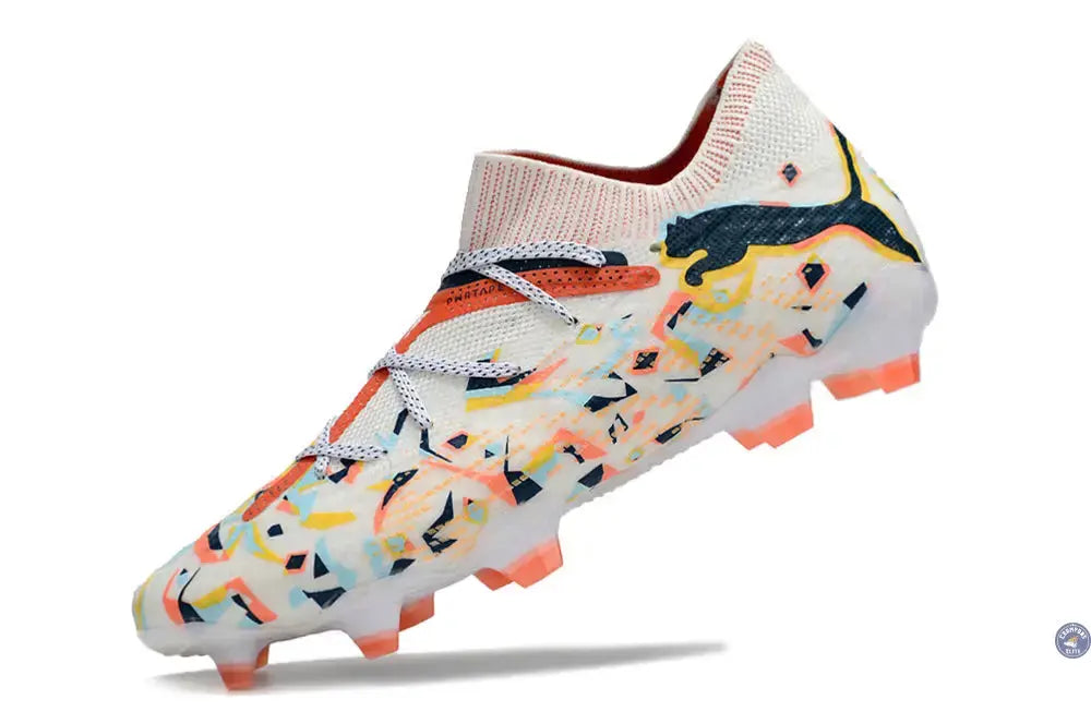 Image of Future 7 Ultimate FG/AG NJR Creativity - Blanc/Ocean Tropic/Turquoise Surf/Hot Heat/Sun Stream ÉDITION LIMITÉE