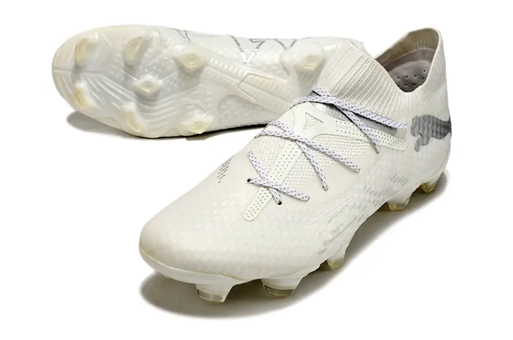 Future 7 Ultimate FG/AG White Pack - Blanc/Argenté