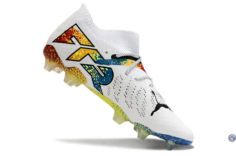 Image of Future 7 Ultimate FG - Blanc/Bleu/Jaune/Rouge