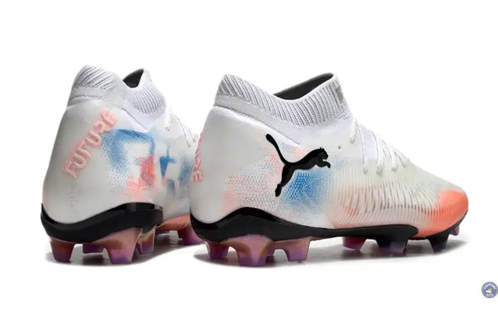 Image of FUTURE 8 LOW FG - Blanc/Rose/Bleu