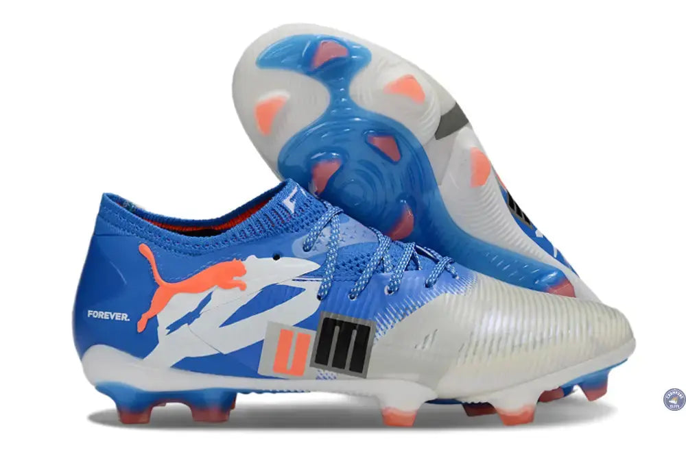 FUTURE 8 LOW Forever FG - Bleu/Blanc/Orange