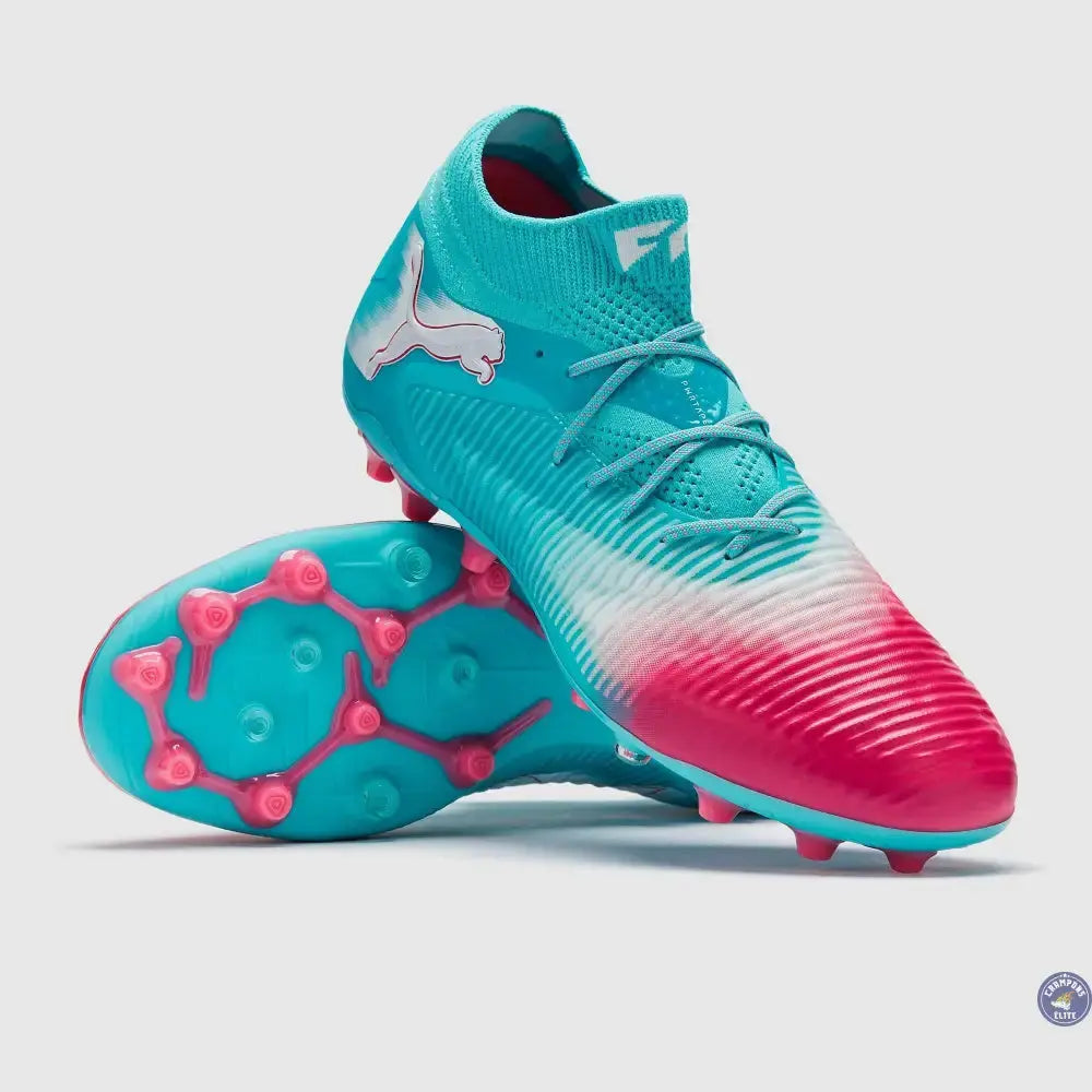 Future 8 Ultimate AG - Bleu Turquoise/Rose/Blanc