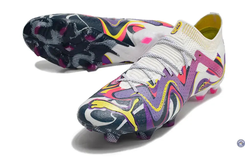 Future Ultimate FG Creativity - Blanc/Violet/Jaune ÉDITION LIMITÉE