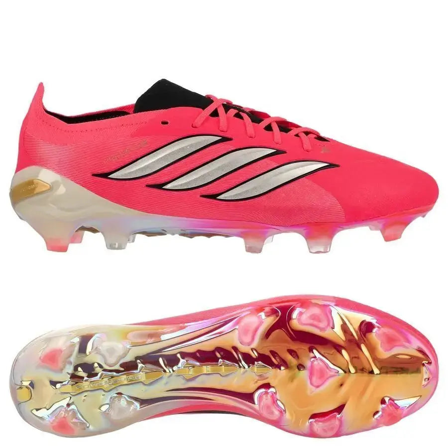 Adidas Predator Elite FG - Solar Turbo/Thermal Chrome/Noir - Crampons Elite