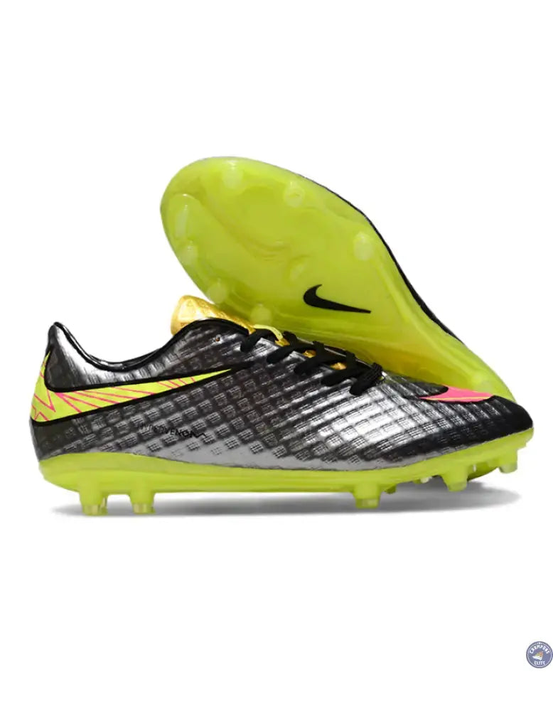 Image of Hypervenom Phantom Prem FG - Chrome/Hyper Rose/Or Metallique