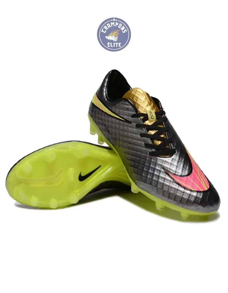 Image of Hypervenom Phantom Prem FG - Chrome/Hyper Rose/Or Metallique