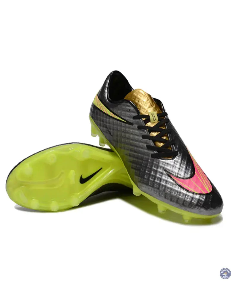 Image of Hypervenom Phantom Prem FG - Chrome/Hyper Rose/Or Metallique