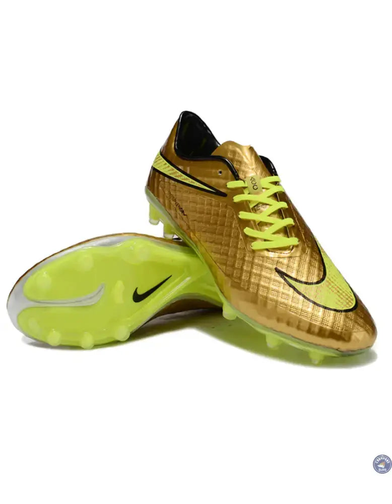 Hypervenom Phantom Premium FG - Or/Volt/Noir