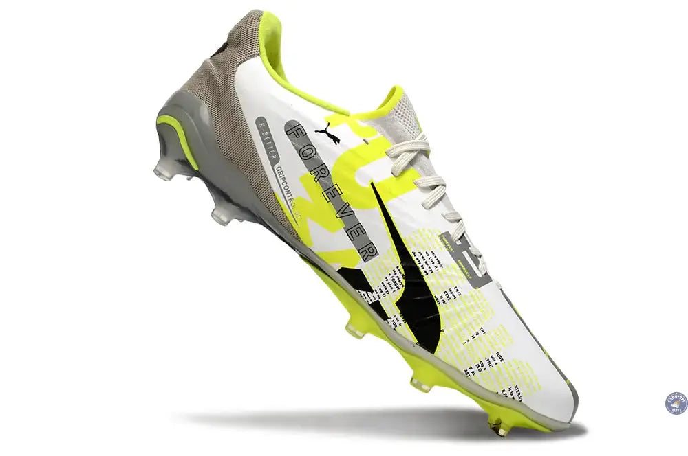King Ultimate FG/AG Forever - Gris/Electric Lime/Blanc/Flat Light Gray ÉDITION LIMITÉE