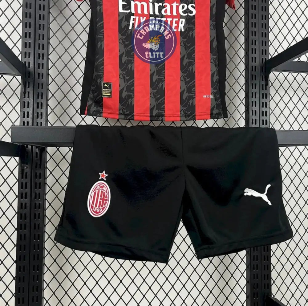 Kits Enfants AC Milan 2025/26 Domicile