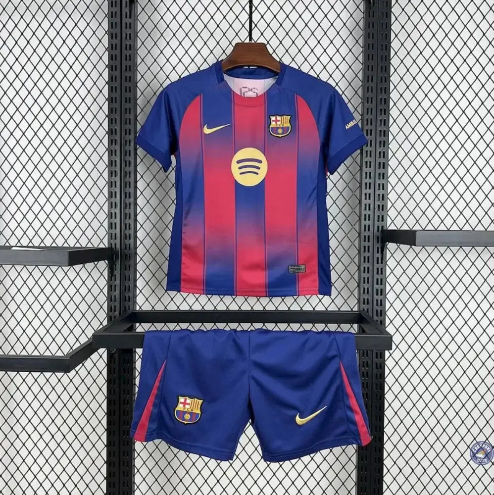 Image of Kits Enfants FC Barcelone 2025/26 Domicile