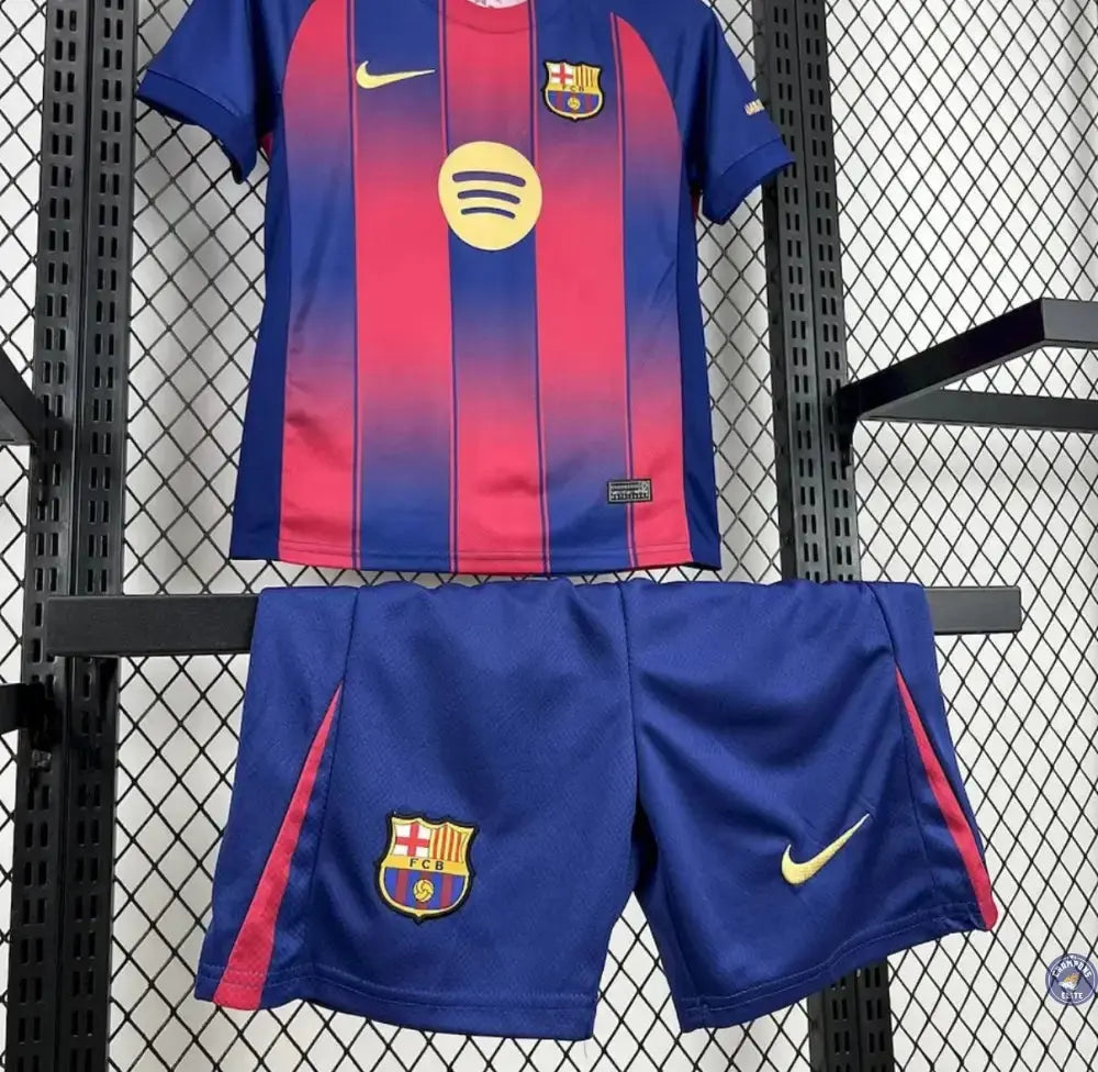 Image of Kits Enfants FC Barcelone 2025/26 Domicile