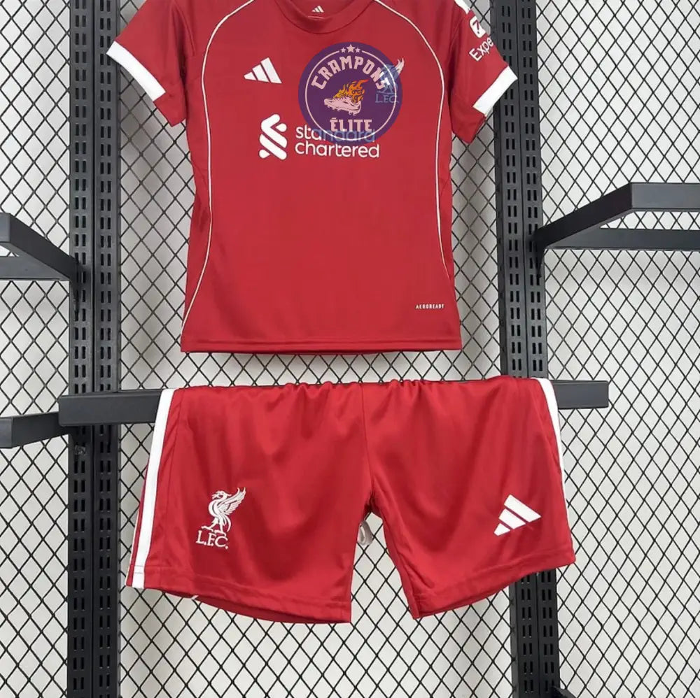 Image of Kits Enfants Liverpool 2025/26 Domicile