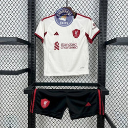 Image of Kits Enfants Liverpool 2025/26 Extérieur