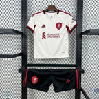Kits Enfants Liverpool 2025/26 Extérieur