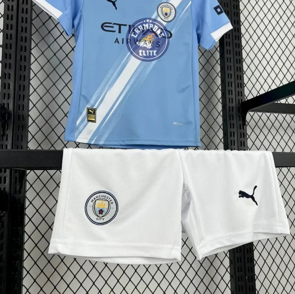 Image of Kits Enfants Manchester City 2025/26 Domicile