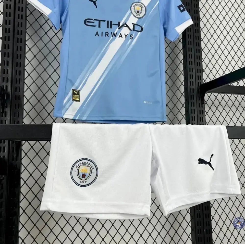Kits Enfants Manchester City 2025/26 Domicile
