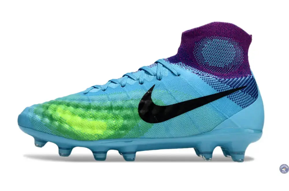 Image of Nike Magista Obra 2 FG - Bleu/Vert/Violet/Noir