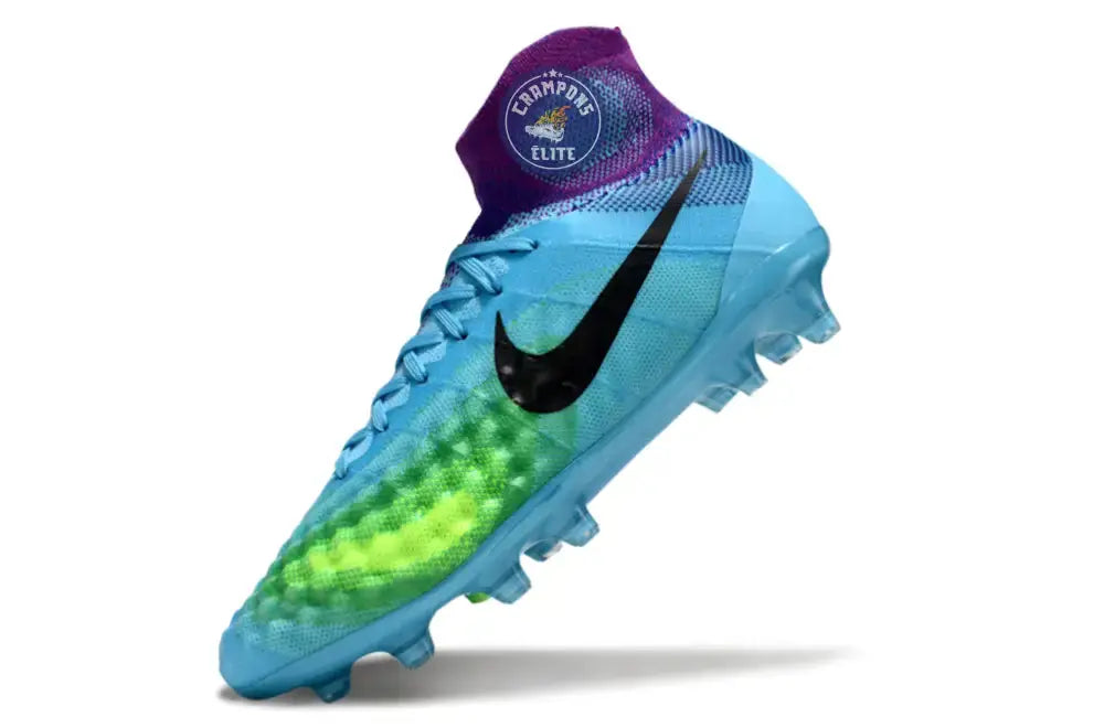 Nike Magista Obra 2 FG - Bleu/Vert/Violet/Noir