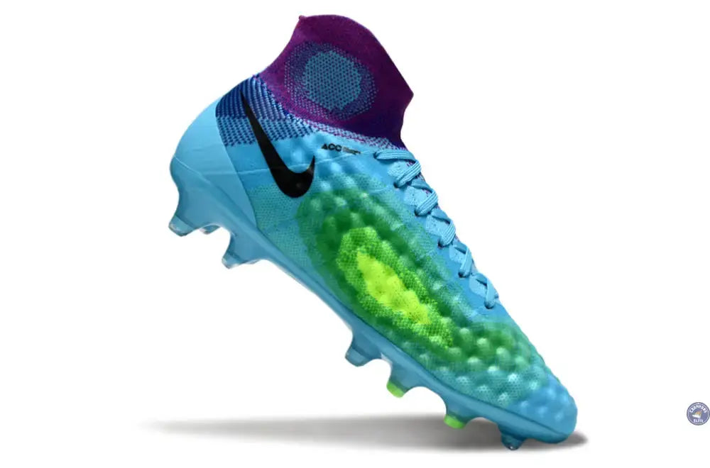 Nike Magista Obra 2 FG - Bleu/Vert/Violet/Noir