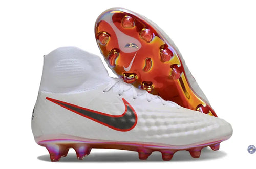 Nike Magista Obra 2 FG Just Do It - Blanc/Rouge Cramoisi ÉDITION LIMITÉE