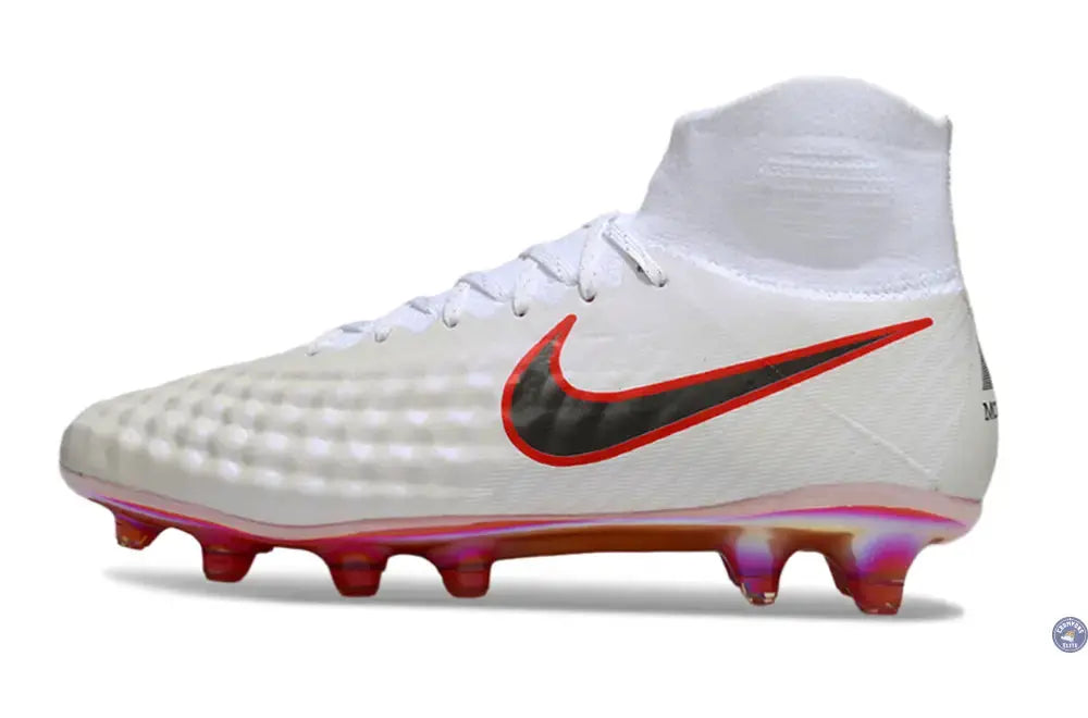 Image of Nike Magista Obra 2 FG Just Do It - Blanc/Rouge Cramoisi ÉDITION LIMITÉE