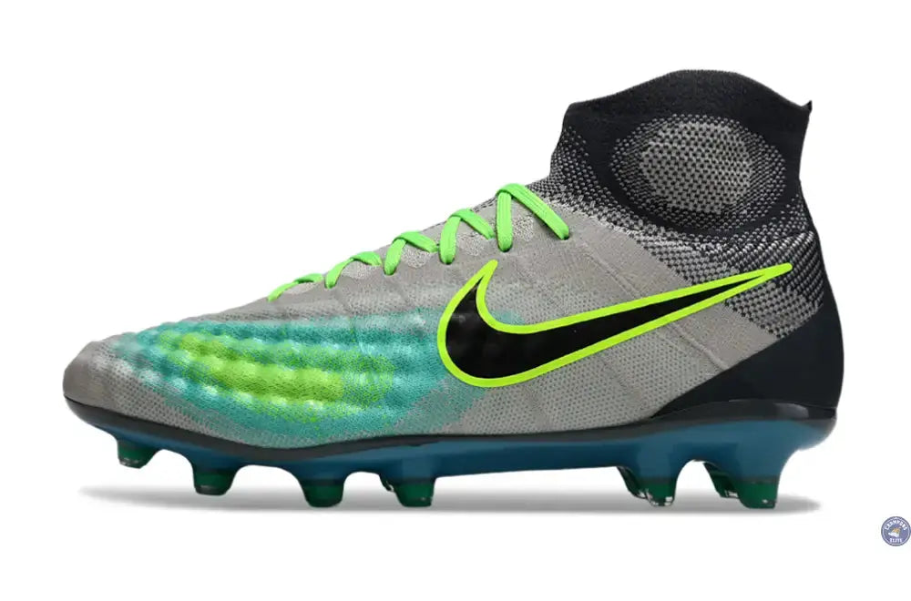 Image of Nike Magista Obra 2 FG Pack - Gris/Vert/Vert Turquoise