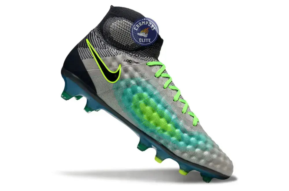 Nike Magista Obra 2 FG Pack - Gris/Vert/Vert Turquoise