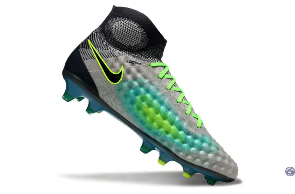 Image of Nike Magista Obra 2 FG Pack - Gris/Vert/Vert Turquoise