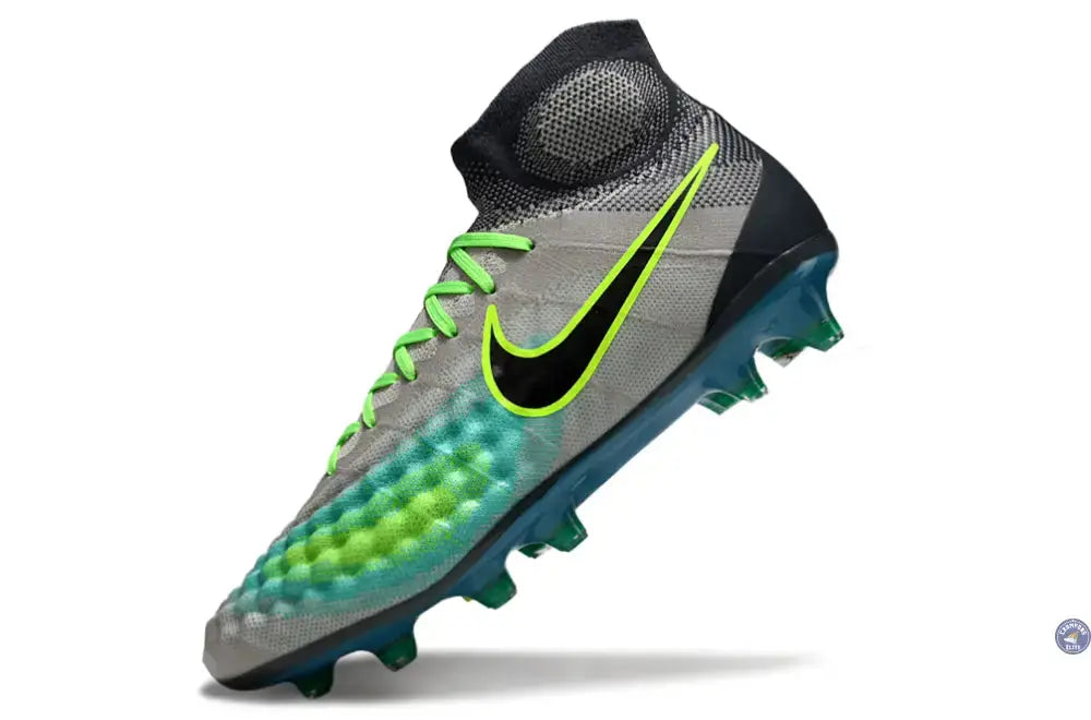 Image of Nike Magista Obra 2 FG Pack - Gris/Vert/Vert Turquoise