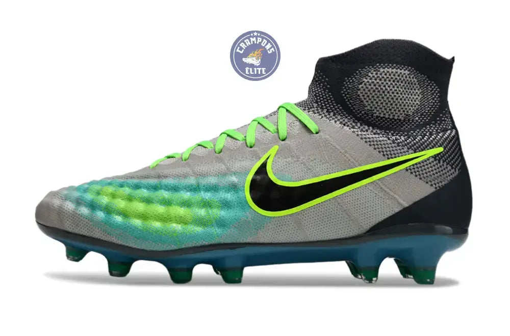 Nike Magista Obra 2 FG Pack - Gris/Vert/Vert Turquoise