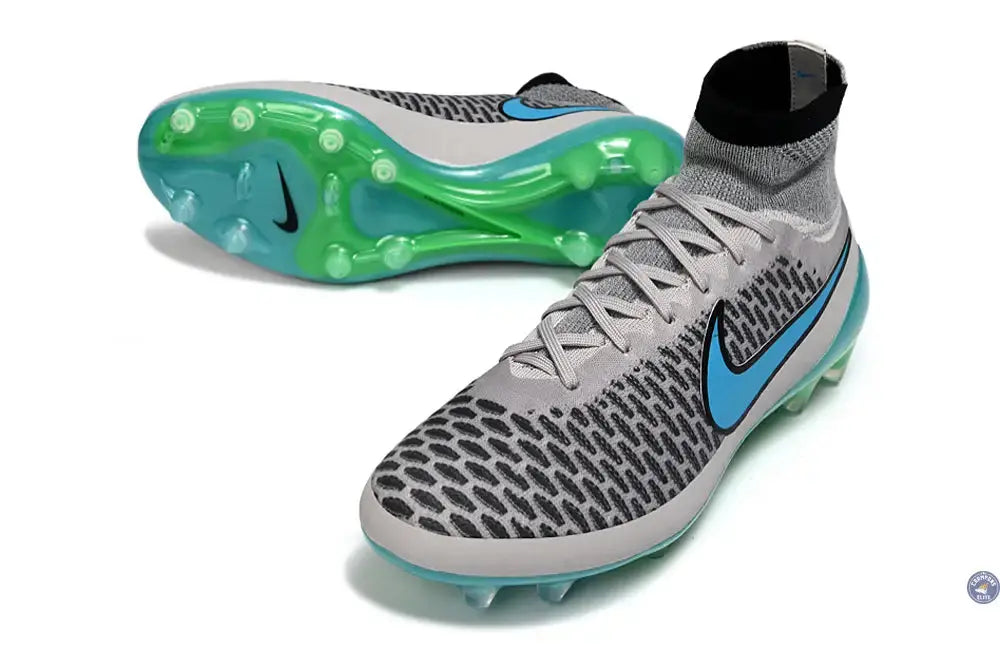 Image of Nike Magista Obra AG - Gris/Bleu/Vert