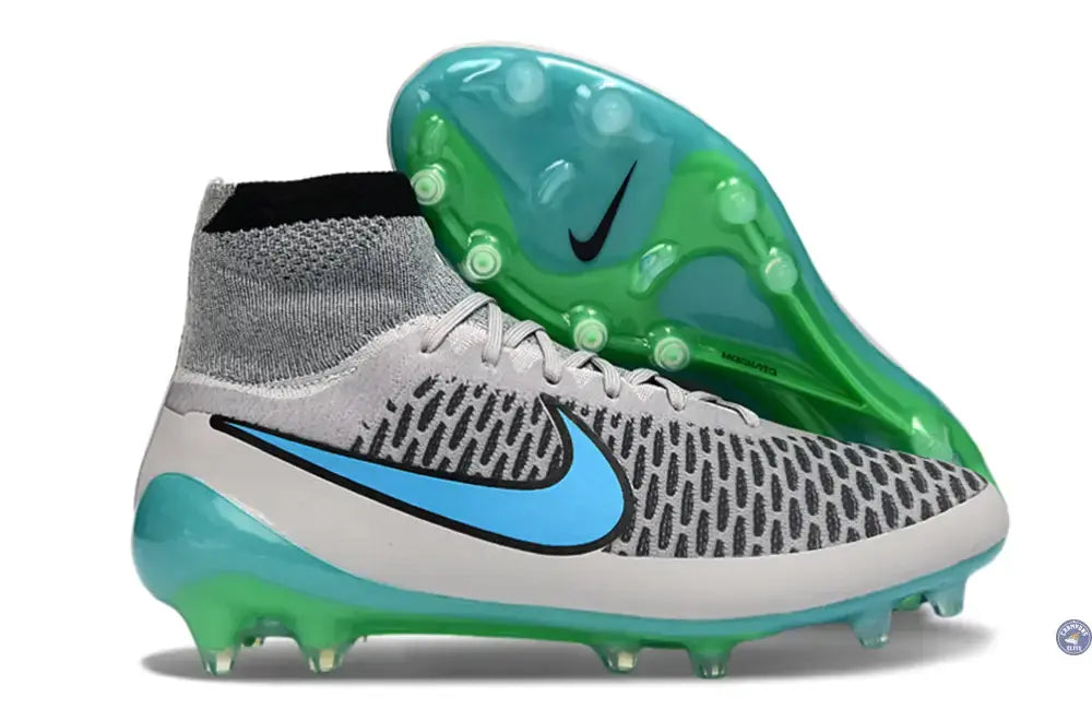 Image of Nike Magista Obra AG - Gris/Bleu/Vert