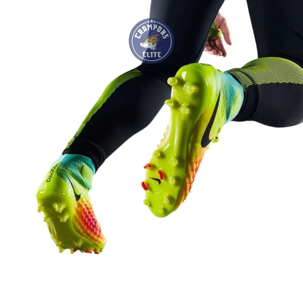 Image of NIKE MAGISTA OBRA II FG JAUNE FLUO/ORANGE/TURQUOISE