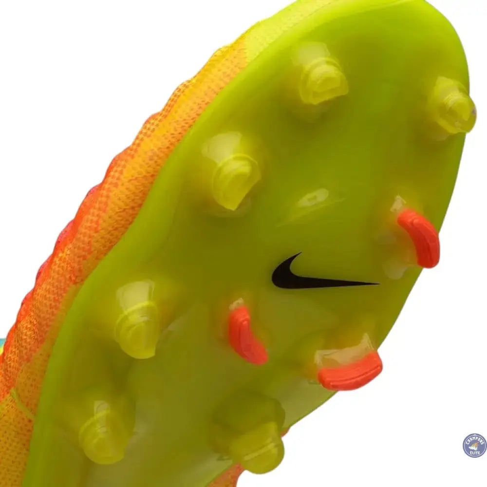 Image of NIKE MAGISTA OBRA II FG JAUNE FLUO/ORANGE/TURQUOISE