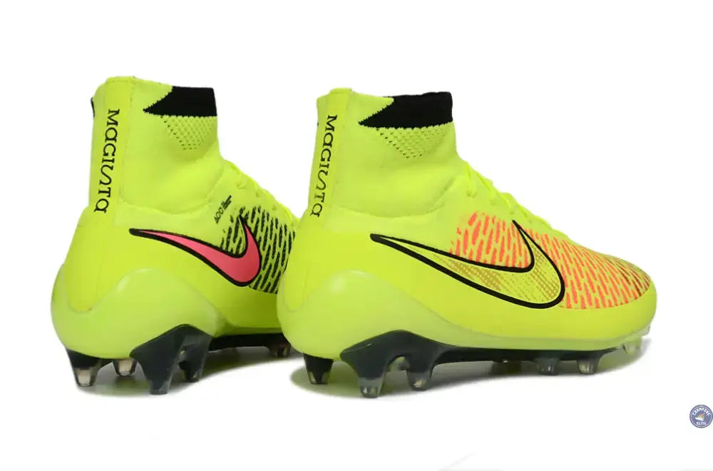 Nike Magista Obra AG - Neon/Sort/Rød