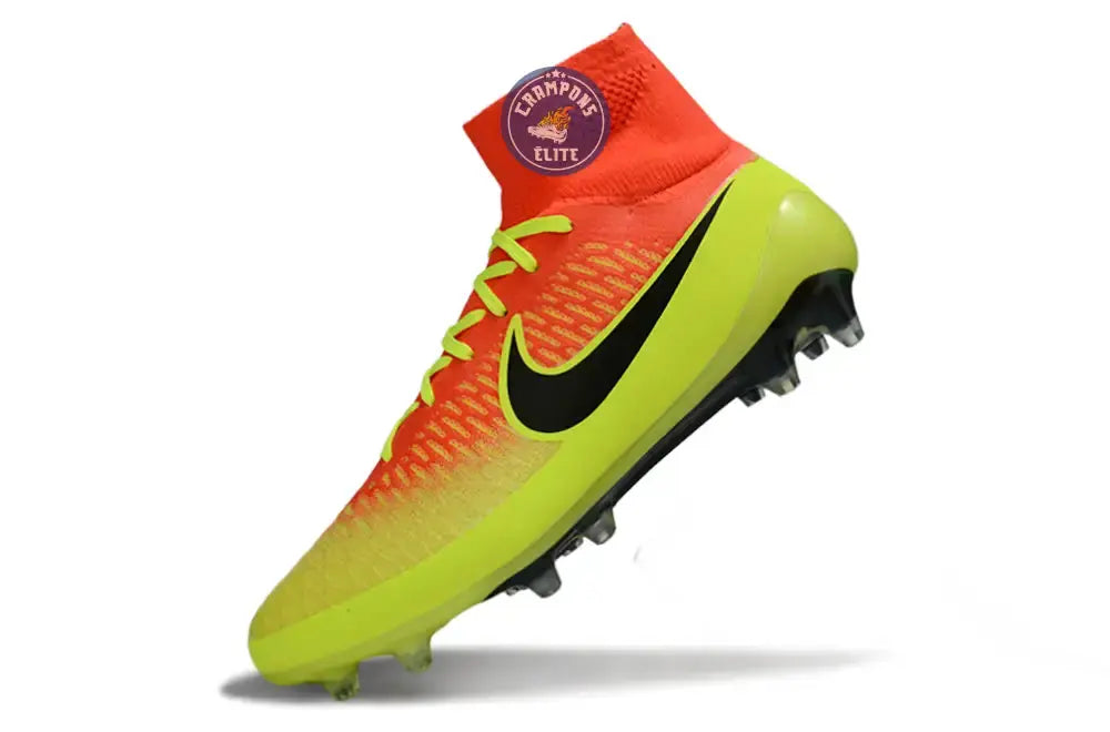 Image of Nike Magista Obra AG - Rouge/Noir/Jaune Fluo