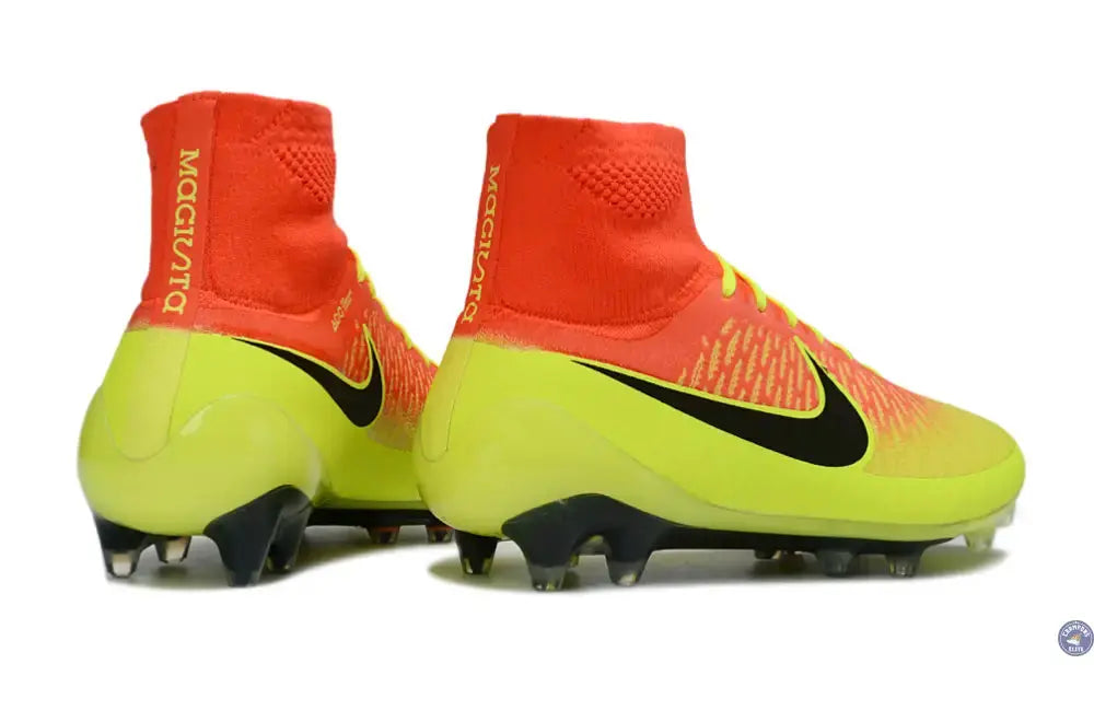 Nike Magista Obra AG - Rouge/Noir/Jaune Fluo