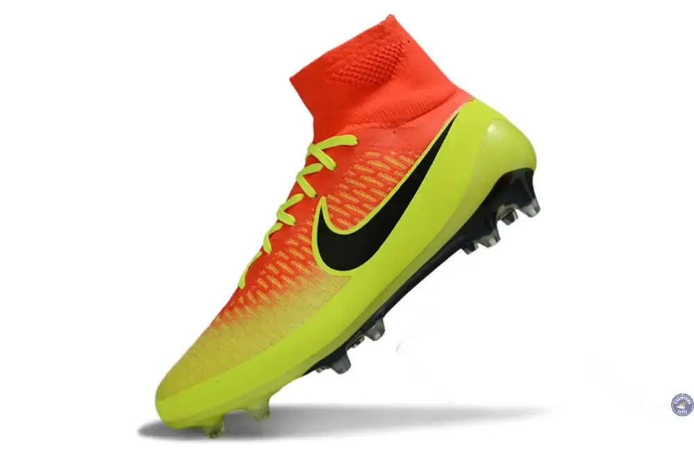 Nike Magista Obra AG - Rouge/Noir/Jaune Fluo