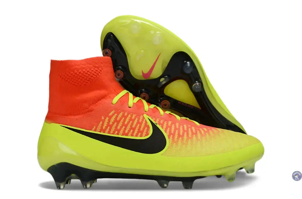 Nike Magista Obra AG - Rouge/Noir/Jaune Fluo