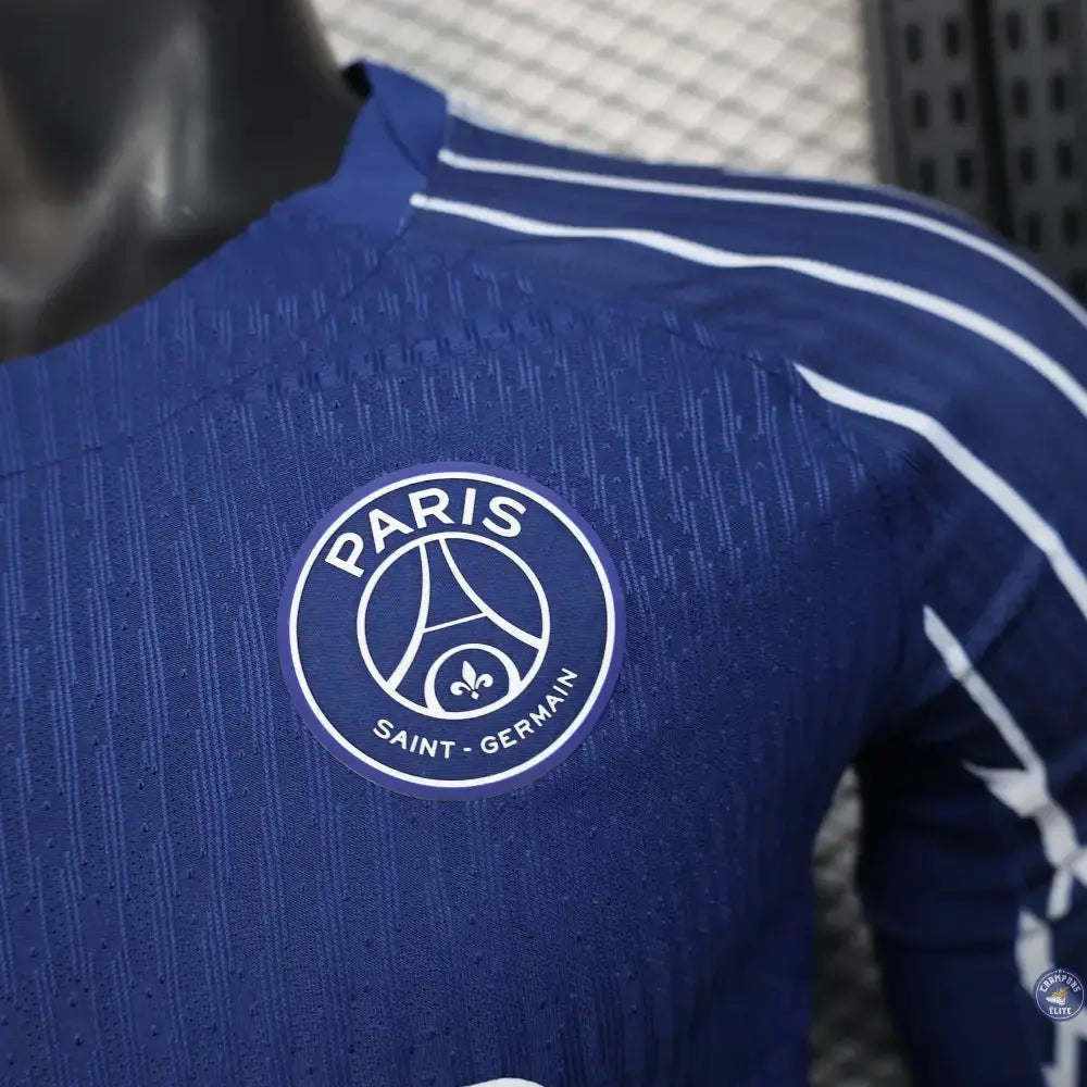 PSG 2024/25 Fourth Jordan Bleu - Manches longues PRO