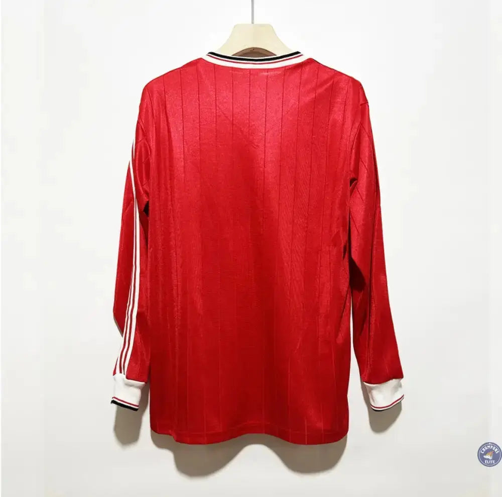 Manchester United 1982/83 Domicile à manches longues
