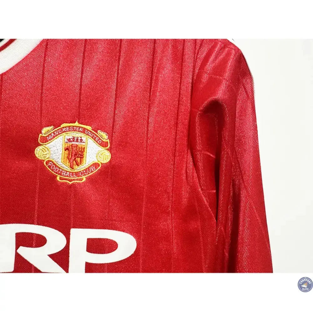 Image of Manchester United 1982/83 Domicile à manches longues