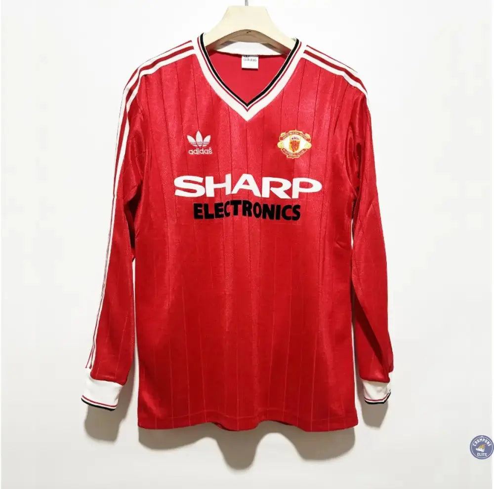 Manchester United 1982/83 Domicile à manches longues