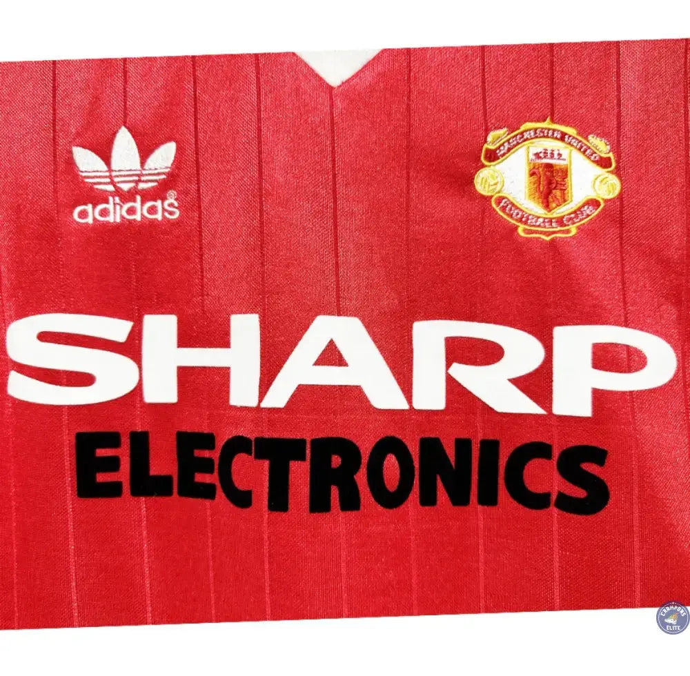 Manchester United 1982/83 Domicile à manches longues
