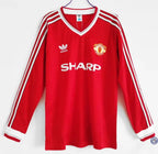 Manchester United 1986/87 Domicile à manches longues