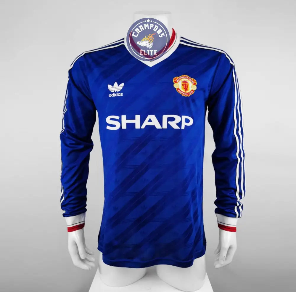 Image of Manchester United 1986/87 Third à manches longues